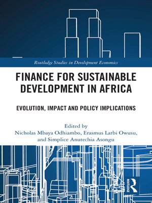 cover image of Finance for Sustainable Development in Africa